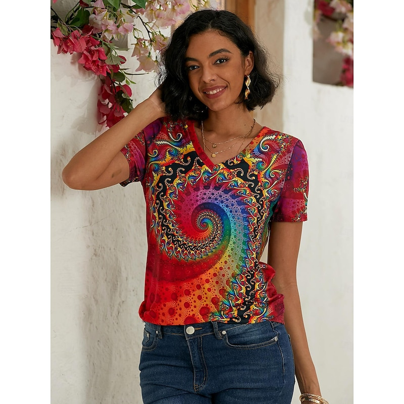 Chic Women's V-Neck Summer Top - Stylish Blouse for Women 3