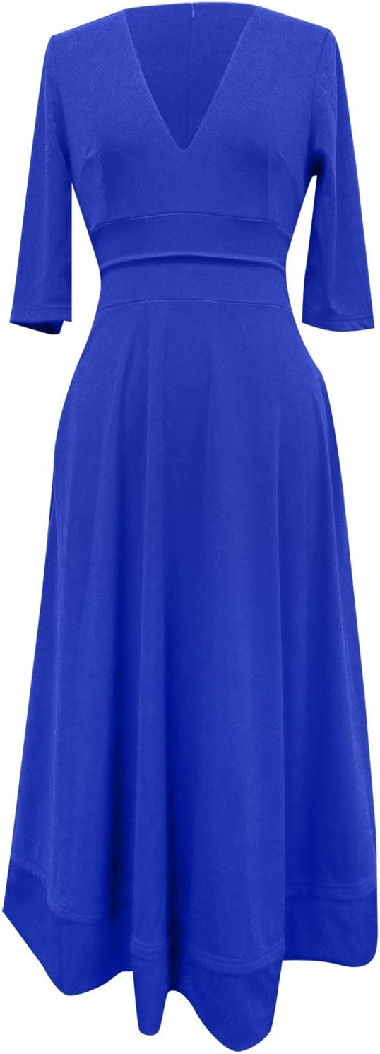 Elegant Black Midi Evening Dress - Formal Wedding Guest Gown 11