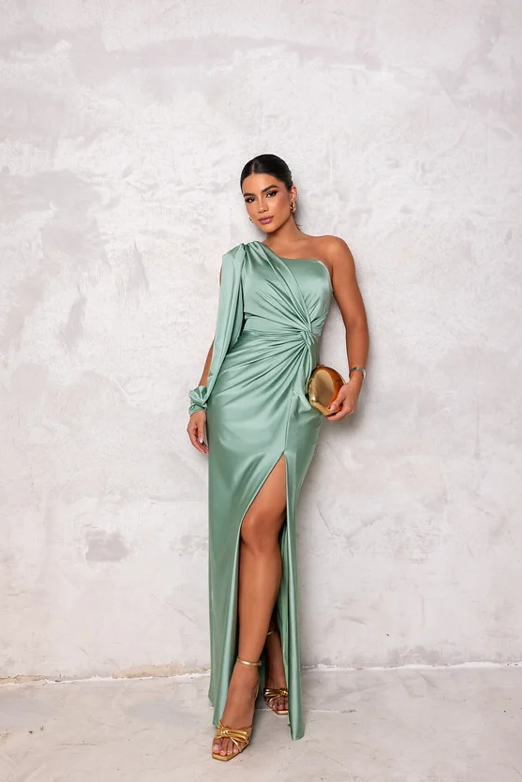 Elegant One-Shoulder Evening Dress - Formal Gown for Women 4