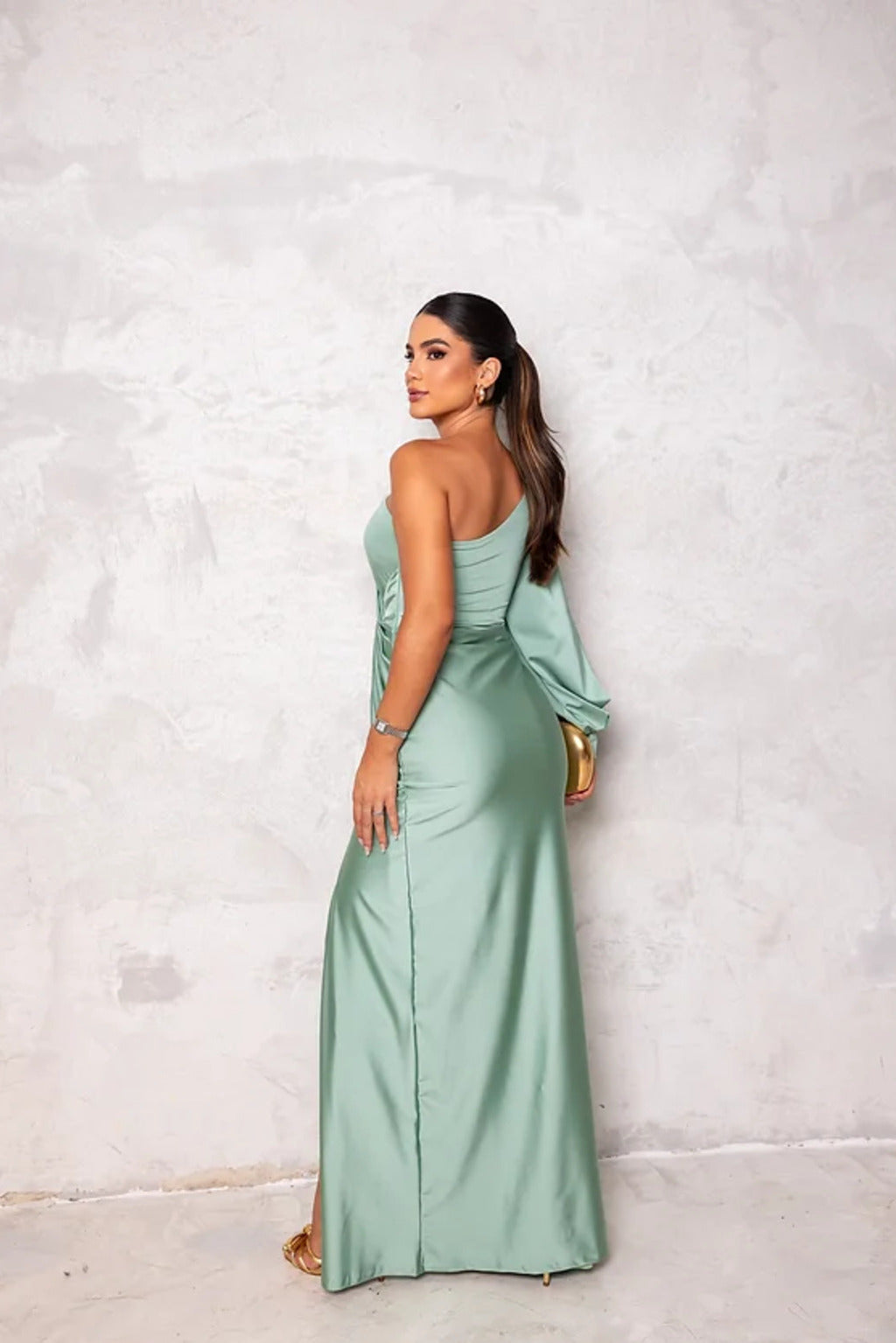 Elegant One-Shoulder Evening Dress - Formal Gown for Women 5