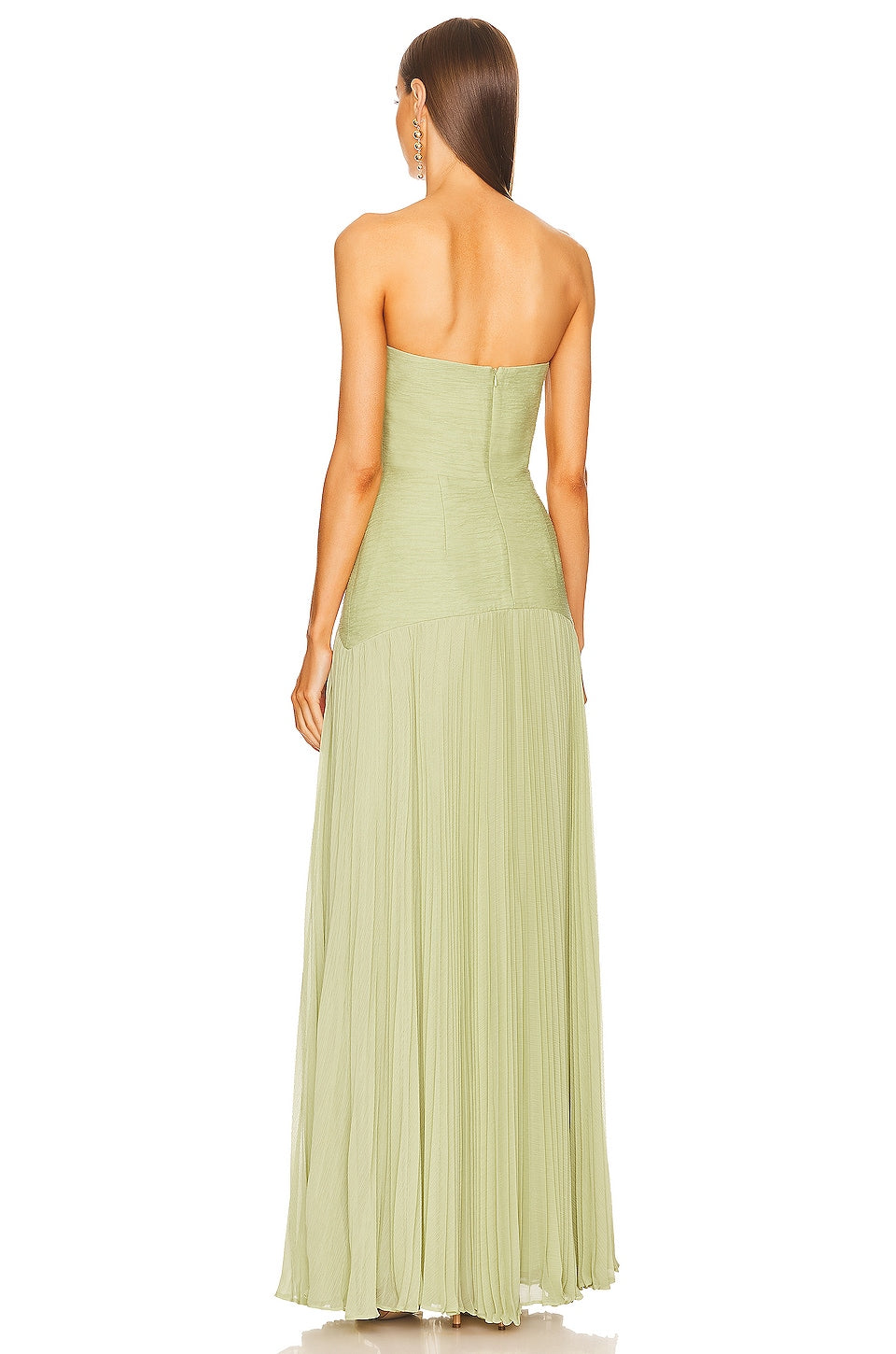 Elegant Pistachio Green Maxi Dress for Women - Summer Formal 5
