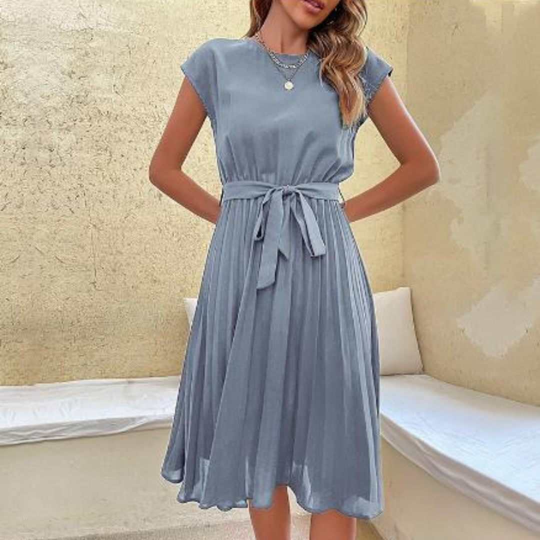 Elegant White Midi Dress for Women - Summer Formal Dresses 8