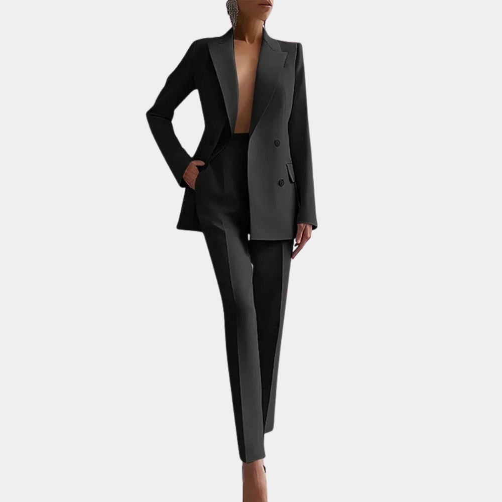 Elegant Women's Loungewear Set - Chic Two-Piece Comfort 1