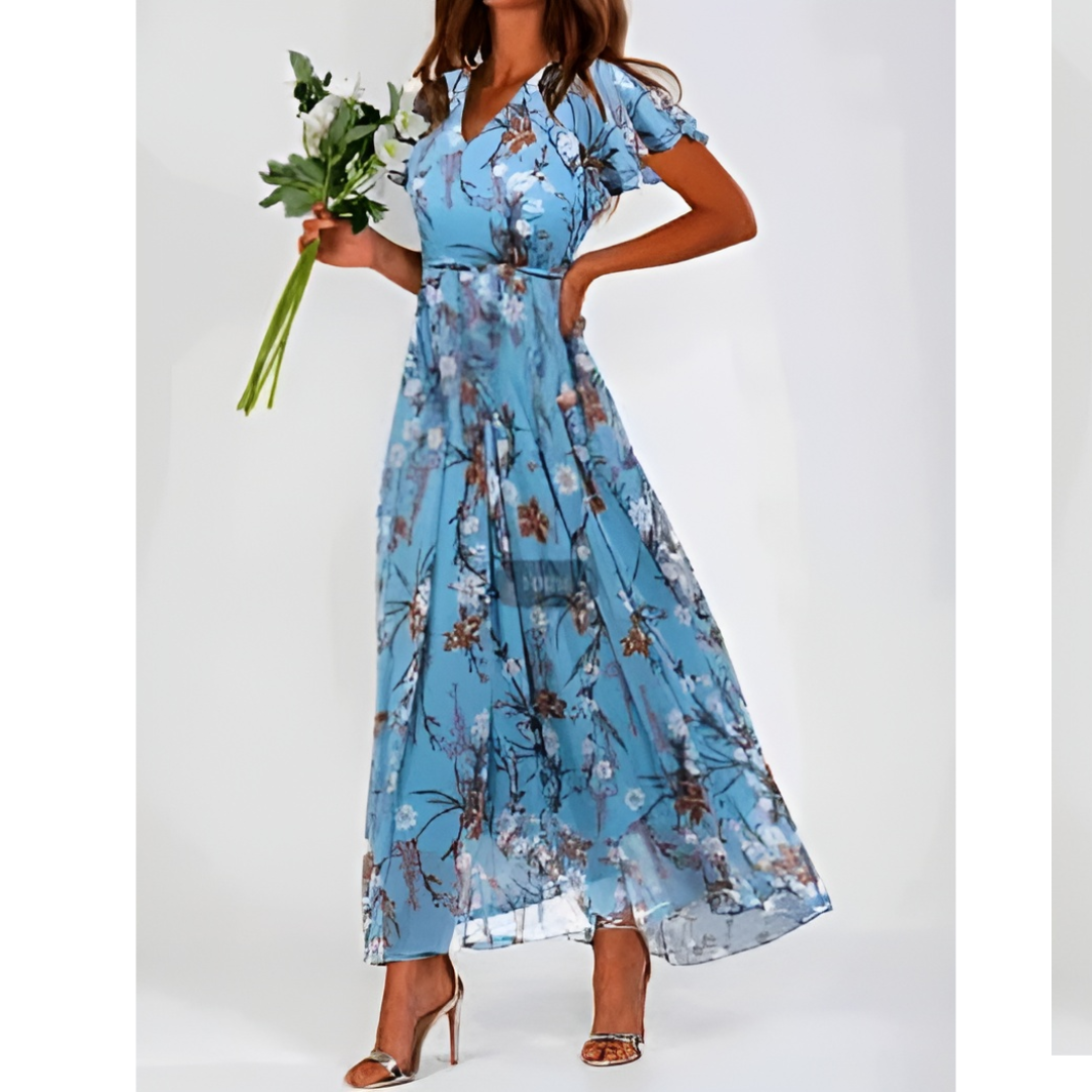 Floral Maxi Dress for Women - Summer Wedding Guest Attire 8