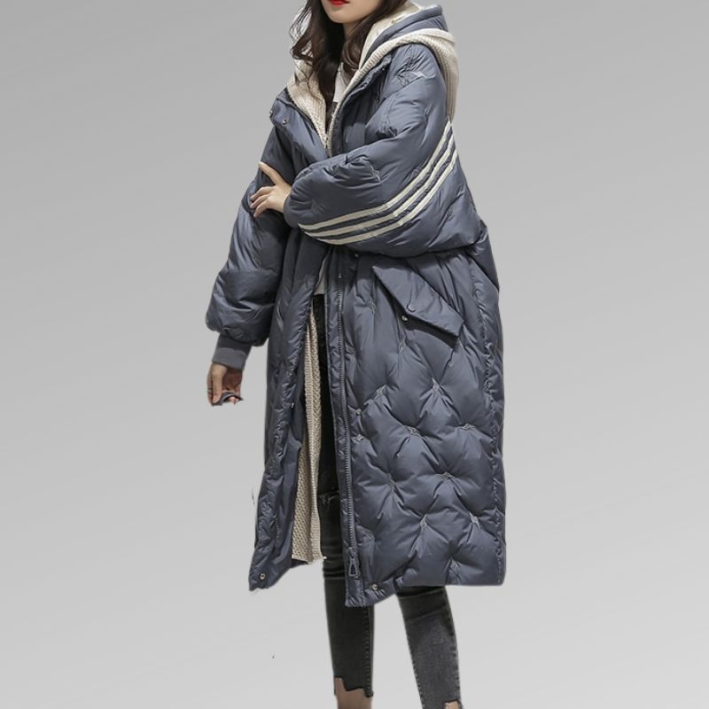 Lily Melbourne Ayla Longline Puffer Jacket - Stylish, Warm & Water-Resistant