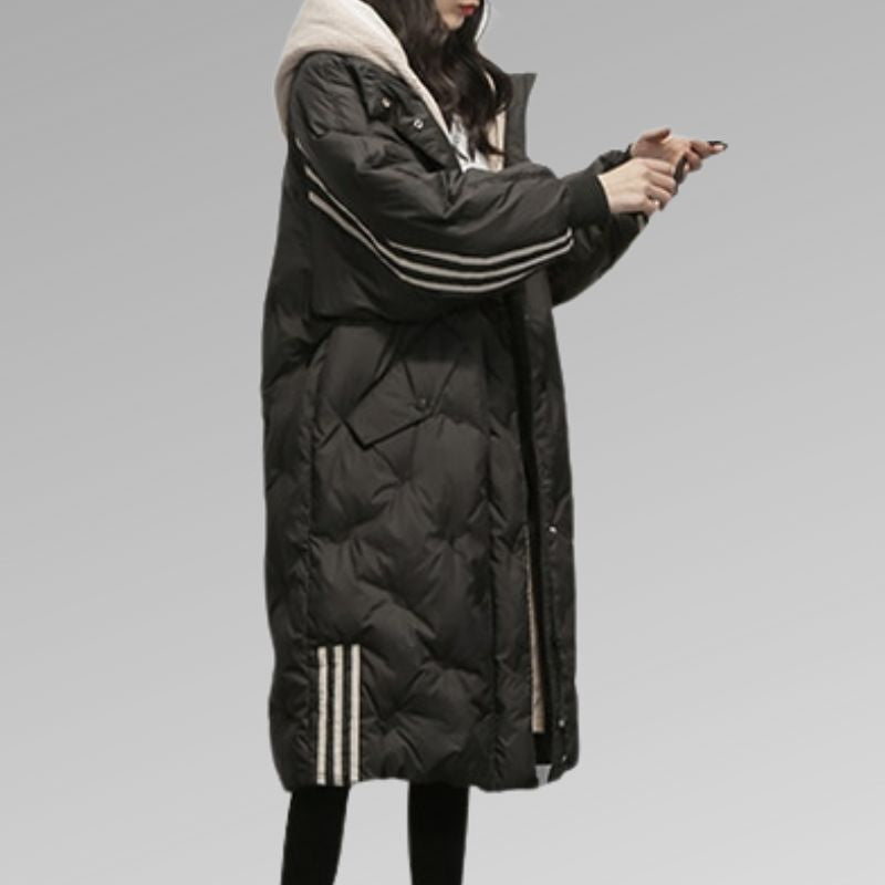 Lily Melbourne Ayla Longline Puffer Jacket - Stylish, Warm & Water-Resistant