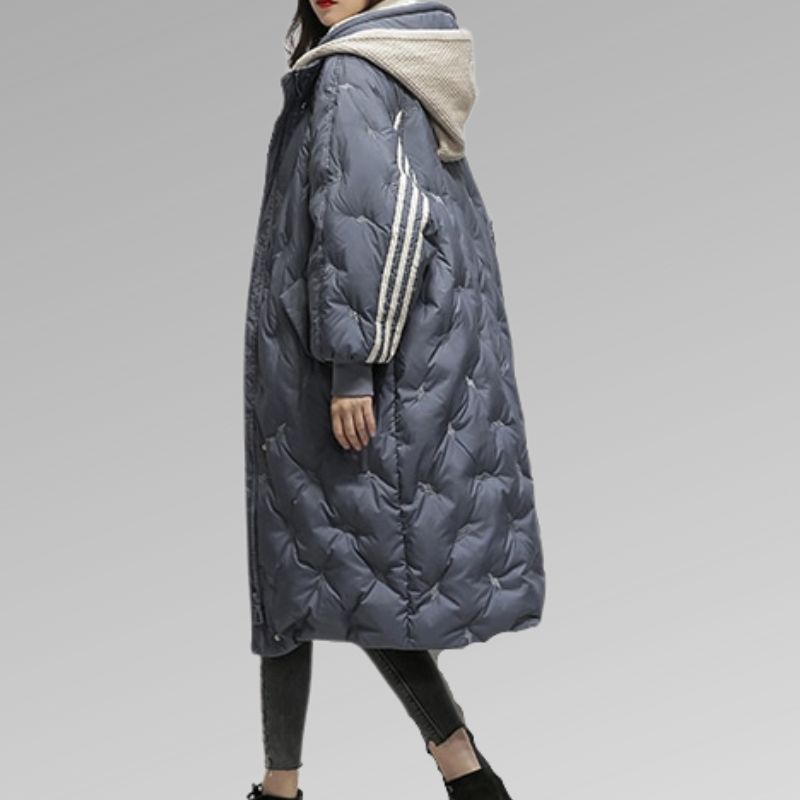 Lily Melbourne Ayla Longline Puffer Jacket - Stylish, Warm & Water-Resistant