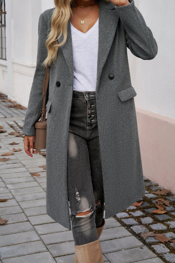 Lily Melbourne Ayvah Longline Wool-Blend Coat - Elegant, Timeless Warmth