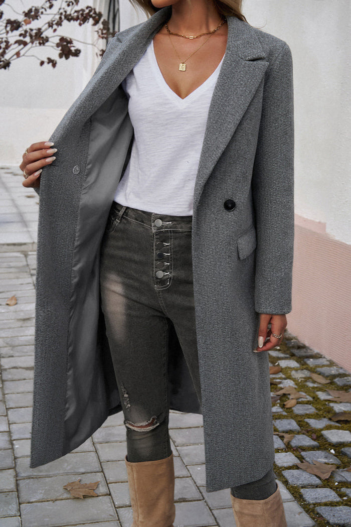 Lily Melbourne Ayvah Longline Wool-Blend Coat - Elegant, Timeless Warmth