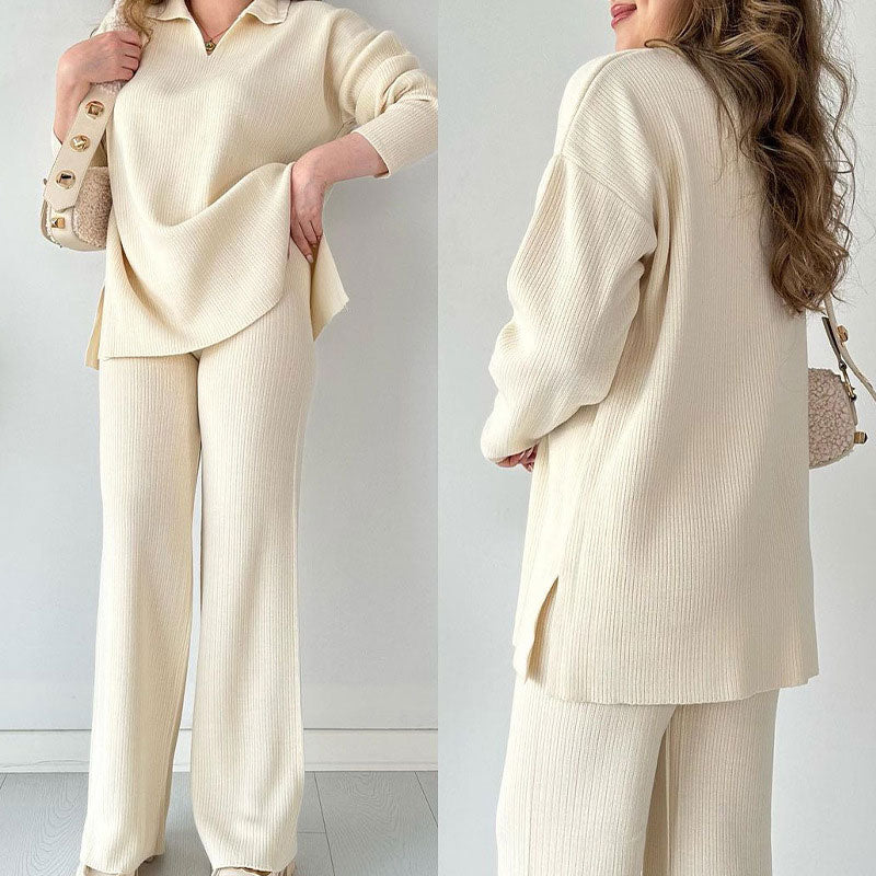 Lily Melbourne Carina Casual Knitwear Set - Stylish & Comfortable Ensemble