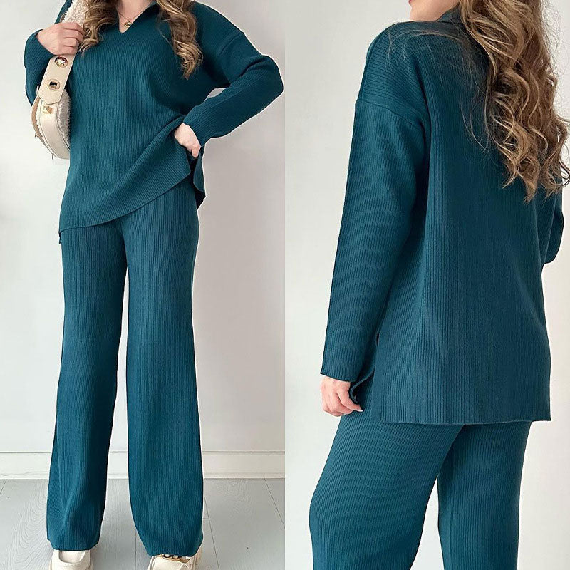 Lily Melbourne Carina Casual Knitwear Set - Stylish & Comfortable Ensemble