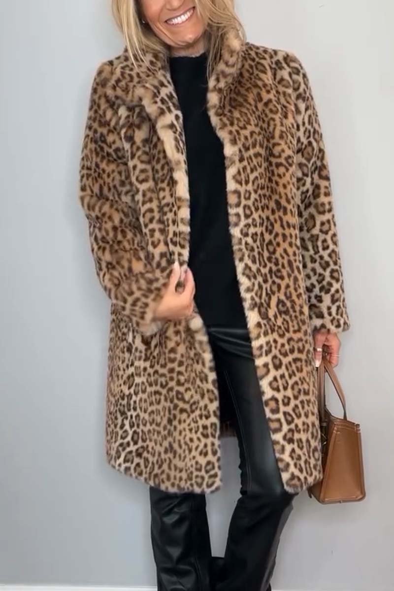 Lily Melbourne Cate - Luxury Leopard Print Coat | Elegant & Stylish Outerwear