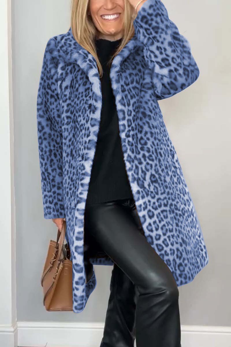 Lily Melbourne Cate - Luxury Leopard Print Coat | Elegant & Stylish Outerwear