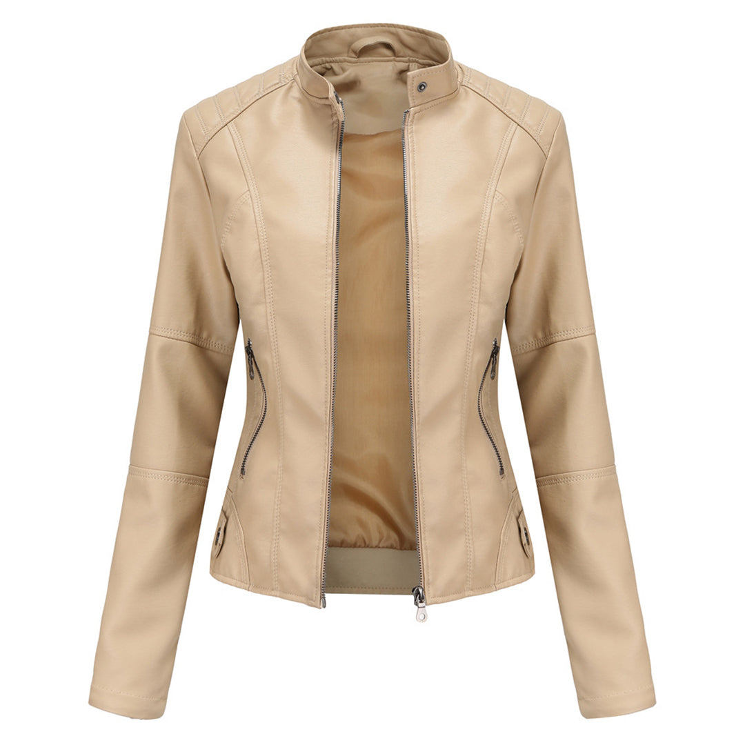 Lily Melbourne Coats & Jackets Women's Custom-Fit Leather Jacket – Tailored Outerwear with Structured Silhouette