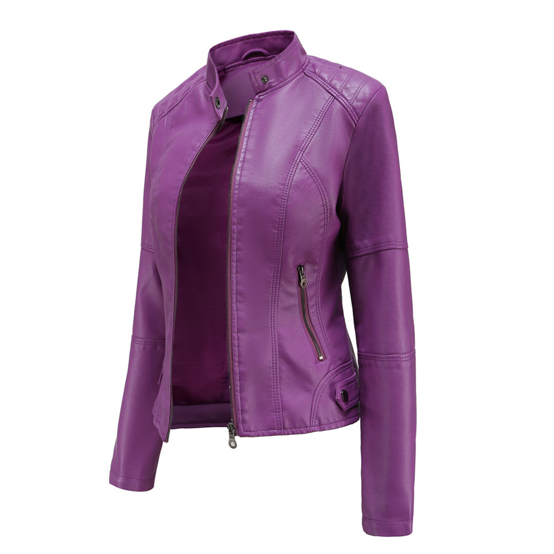 Lily Melbourne Coats & Jackets Women's Custom-Fit Leather Jacket – Tailored Outerwear with Structured Silhouette