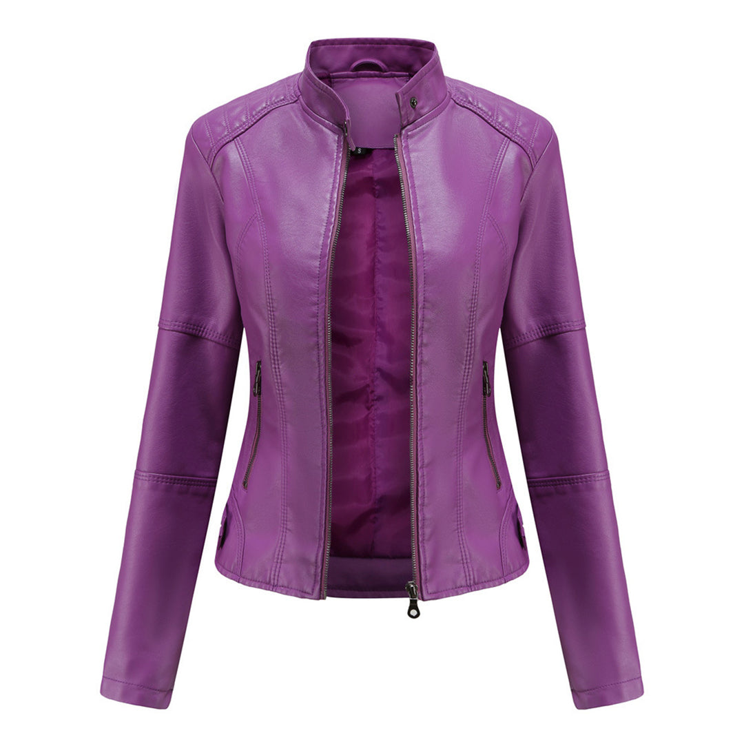 Lily Melbourne Coats & Jackets Women's Custom-Fit Leather Jacket – Tailored Outerwear with Structured Silhouette
