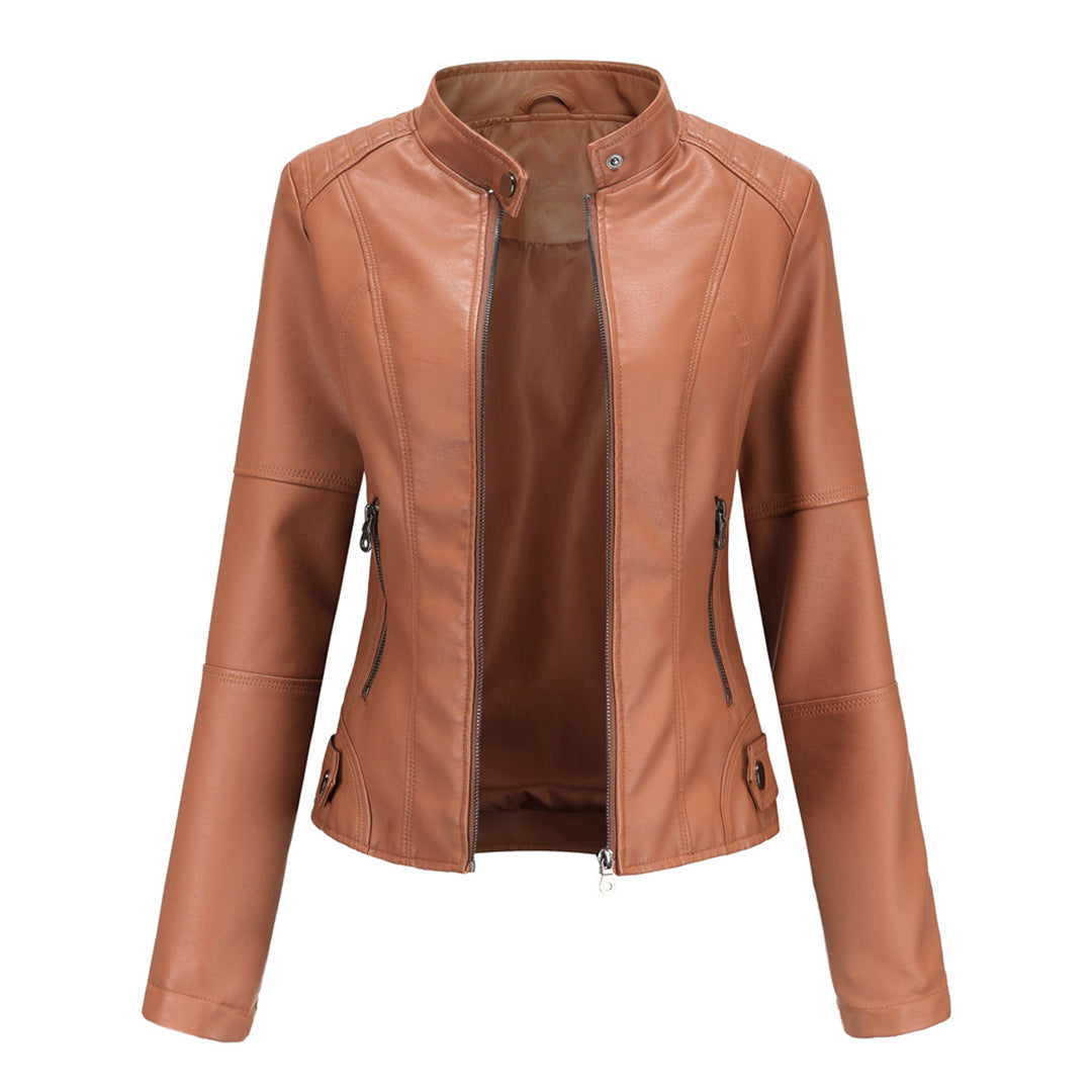 Lily Melbourne Coats & Jackets Women's Custom-Fit Leather Jacket – Tailored Outerwear with Structured Silhouette