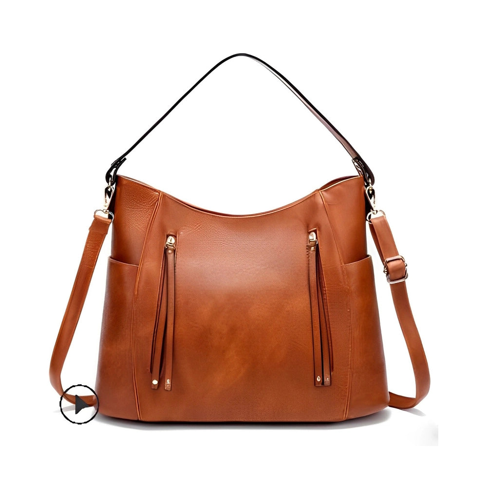 Daniella - Chic vintage leather handbag for timeless style