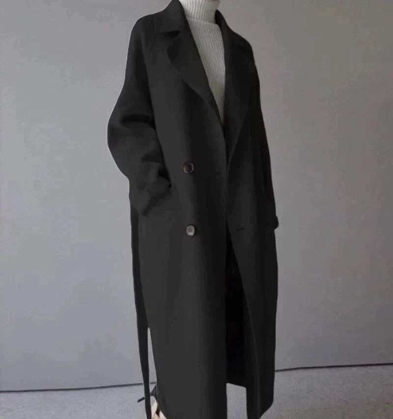Lily Melbourne Darcy Long Wool Coat - Elegant, Warm, Premium Quality