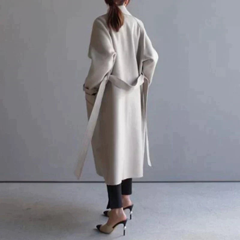 Lily Melbourne Darcy Long Wool Coat - Elegant, Warm, Premium Quality