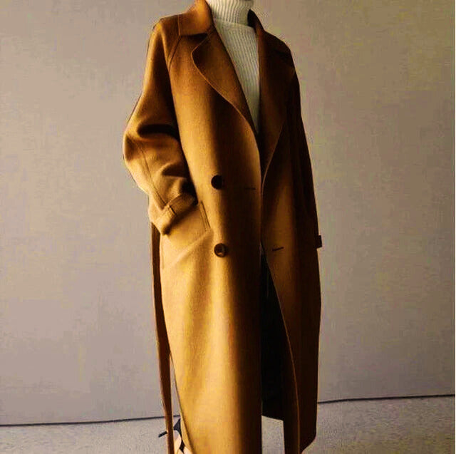 Lily Melbourne Darcy Long Wool Coat - Elegant, Warm, Premium Quality