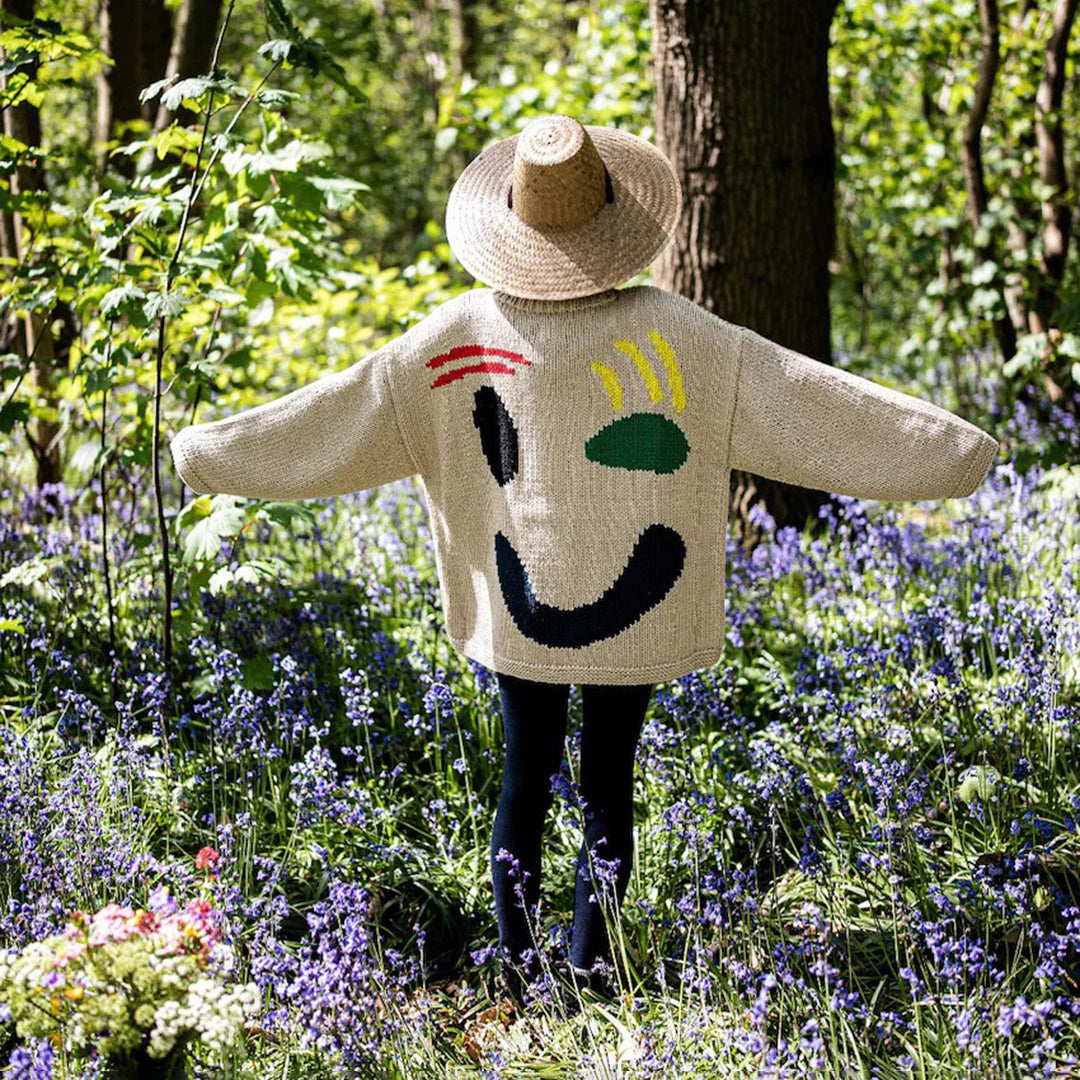 Lily Melbourne Davina - Cozy Smiley Face Knit Sweater for Trendsetters