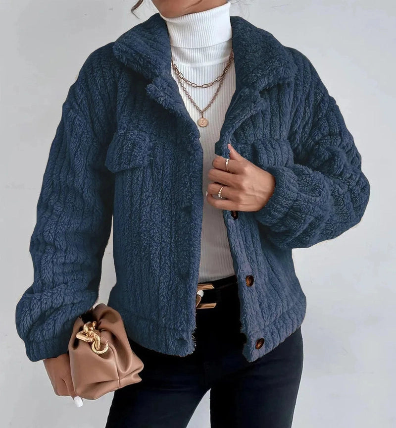 Lily Melbourne Estelle - Stylish thick plush jacket for cozy comfort