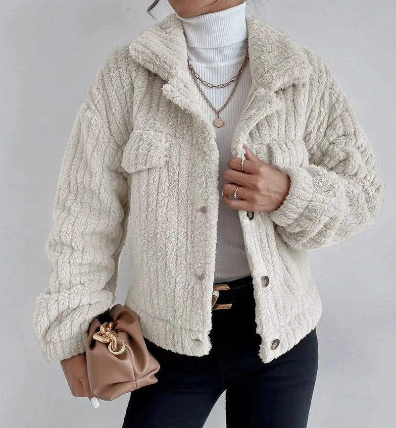 Lily Melbourne Estelle - Stylish thick plush jacket for cozy comfort