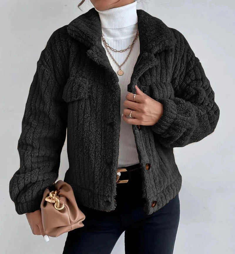 Lily Melbourne Estelle - Stylish thick plush jacket for cozy comfort