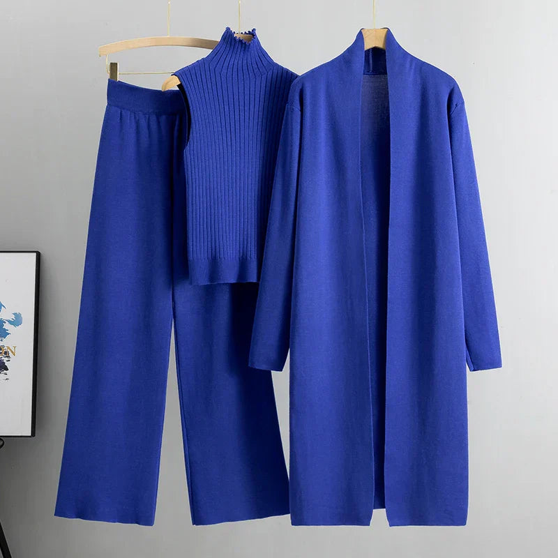 Lily Melbourne FW Women Sets Chic 3-Piece Winter Set for Ultimate Comfort & Style