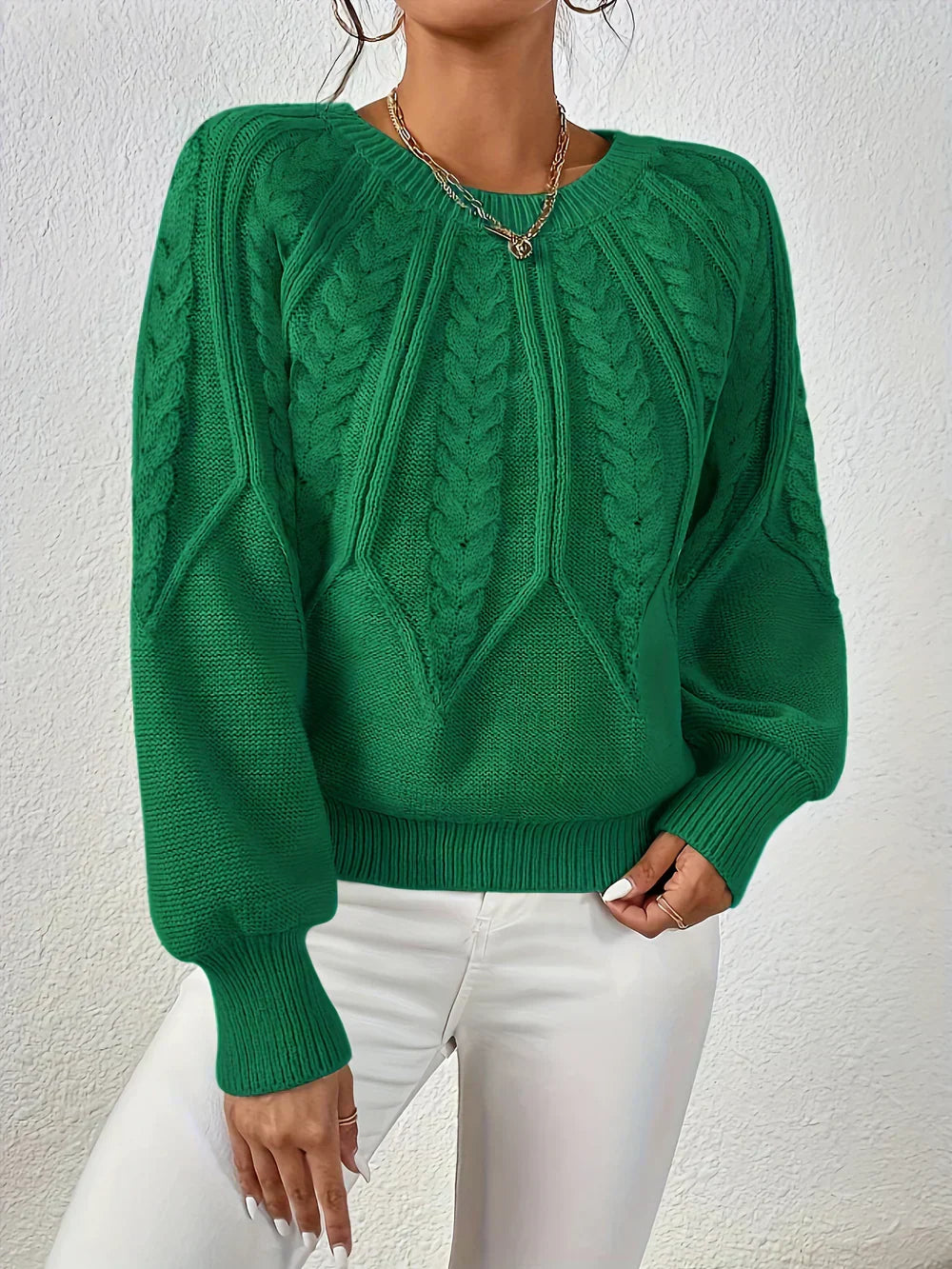 Lily Melbourne Georgina Cable-Knit Sweater - Cozy, Stylish & Durable