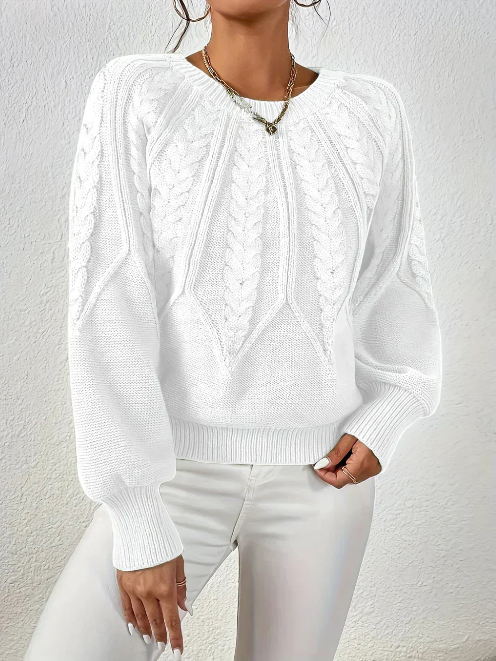 Lily Melbourne Georgina Cable-Knit Sweater - Cozy, Stylish & Durable