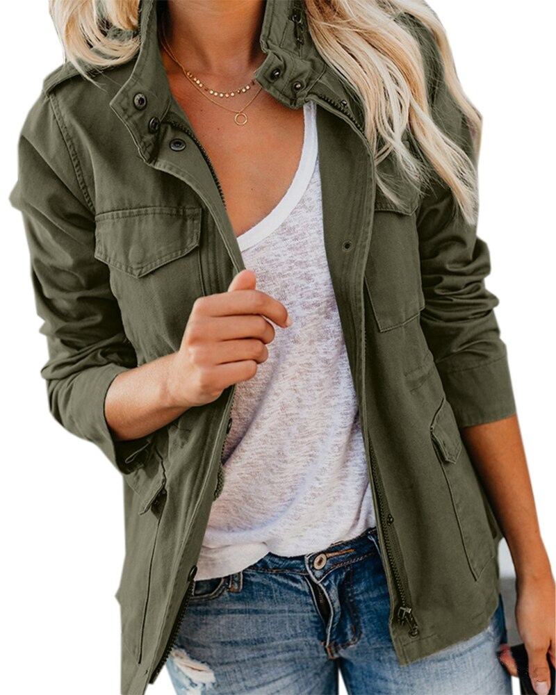 Lily Melbourne Giselle Intermediate Autumn Jacket with Pockets - Stylish & Functional
