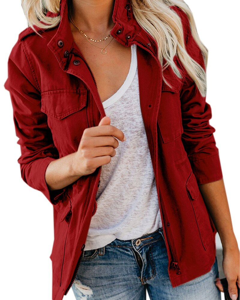 Lily Melbourne Giselle Intermediate Autumn Jacket with Pockets - Stylish & Functional
