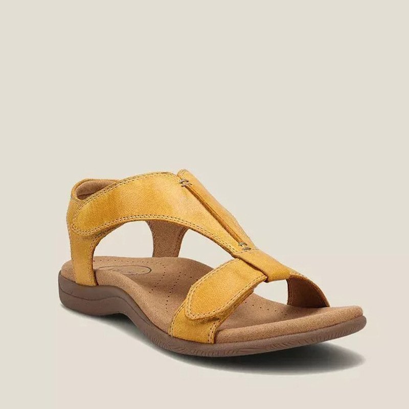 Lily Melbourne Giulia - Chic women's orthopedic leather sandals for all-day comfort
