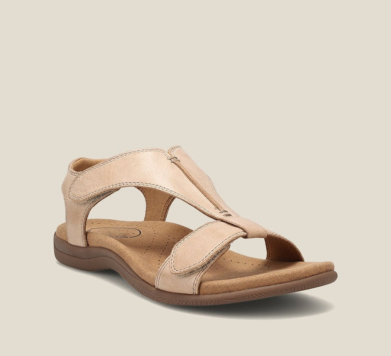 Lily Melbourne Giulia - Chic women's orthopedic leather sandals for all-day comfort