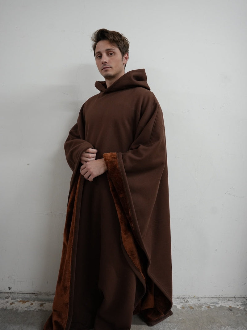 Lily Melbourne Hoodies Luxe - Luxury fleece poncho with hood for ultimate comfort