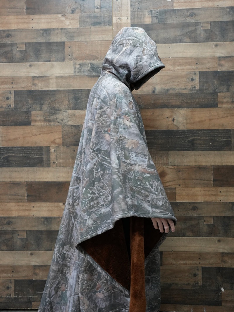 Lily Melbourne Hoodies Luxe - Luxury fleece poncho with hood for ultimate comfort