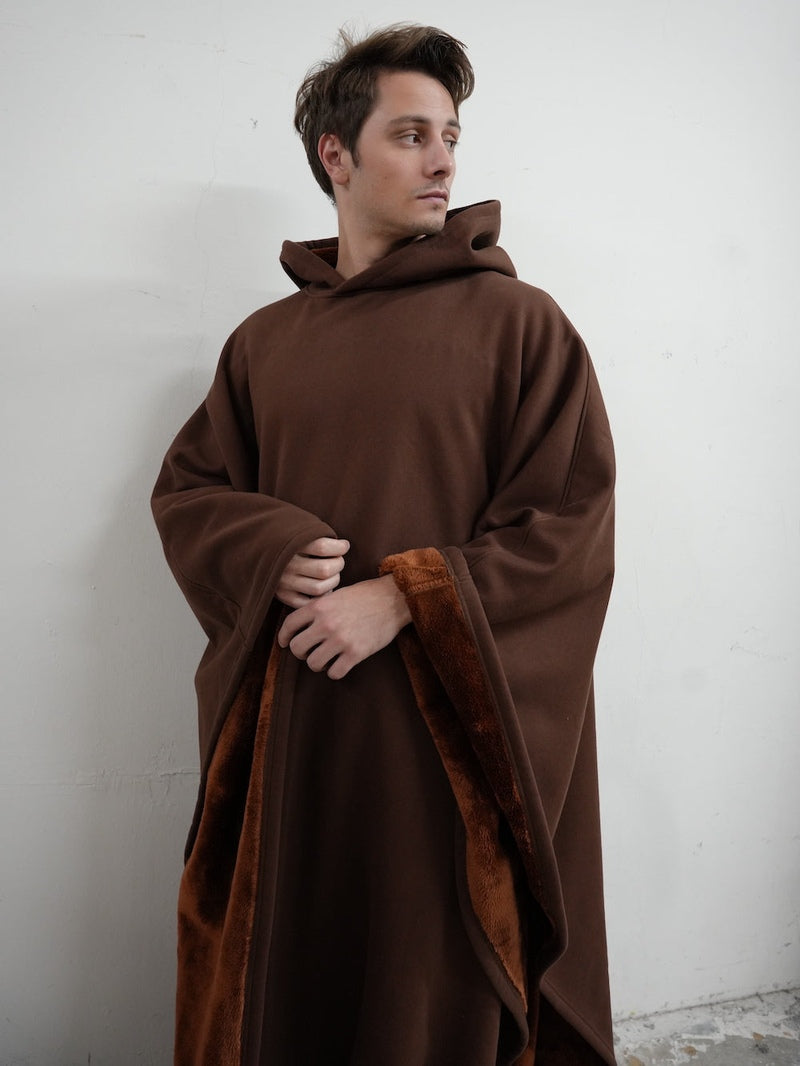 Lily Melbourne Hoodies Luxe - Luxury fleece poncho with hood for ultimate comfort