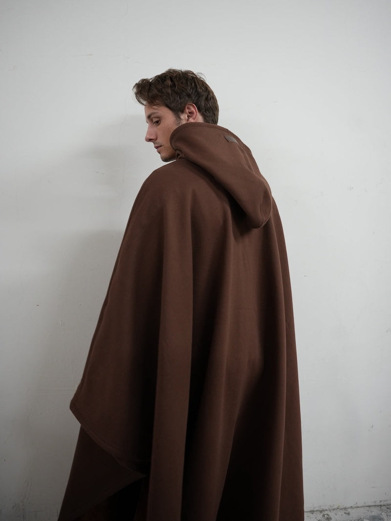 Lily Melbourne Hoodies Luxe - Luxury fleece poncho with hood for ultimate comfort