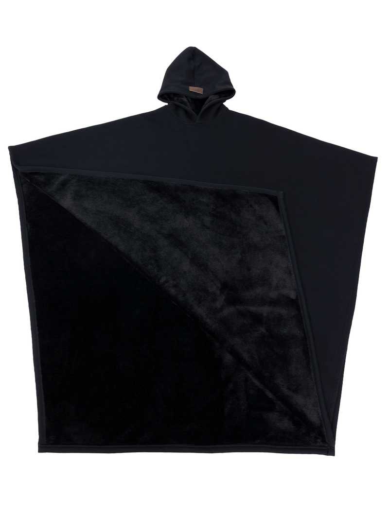 Lily Melbourne Hoodies Luxe - Luxury fleece poncho with hood for ultimate comfort