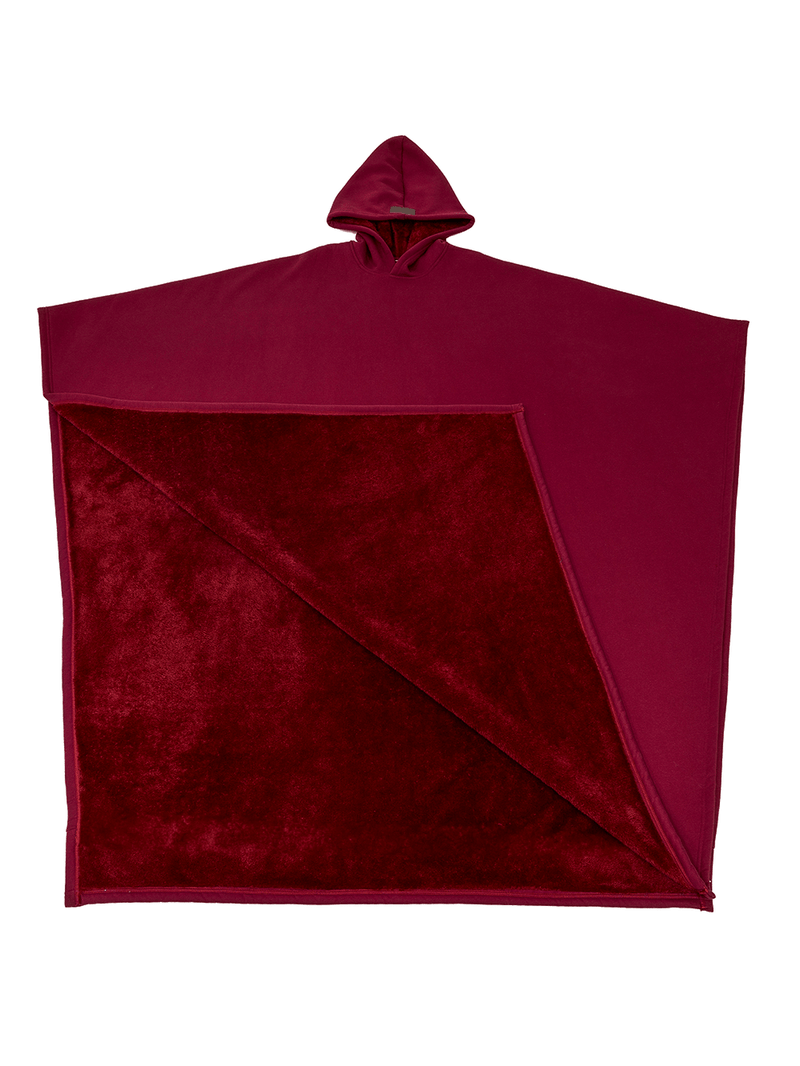 Lily Melbourne Hoodies Luxe - Luxury fleece poncho with hood for ultimate comfort