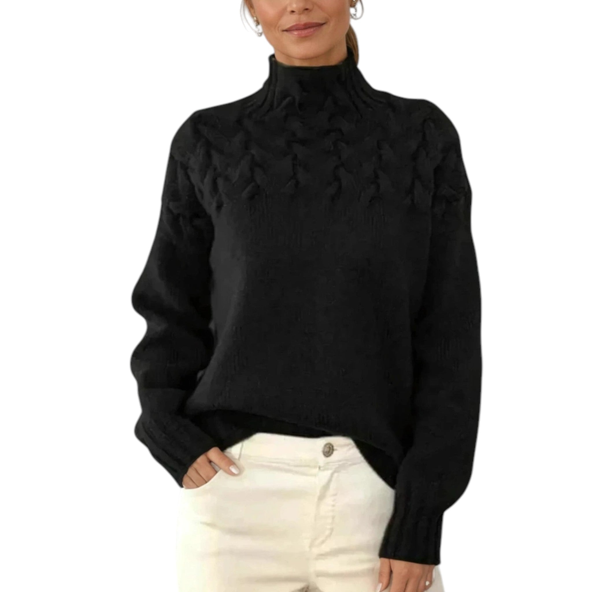 Inez - Classic Turtleneck Sweater For Stylish Warmth
