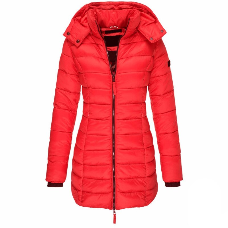 Lily Melbourne Jackets Ava Women's Puffer Winter Jacket – Insulated Coat with Detachable Hood