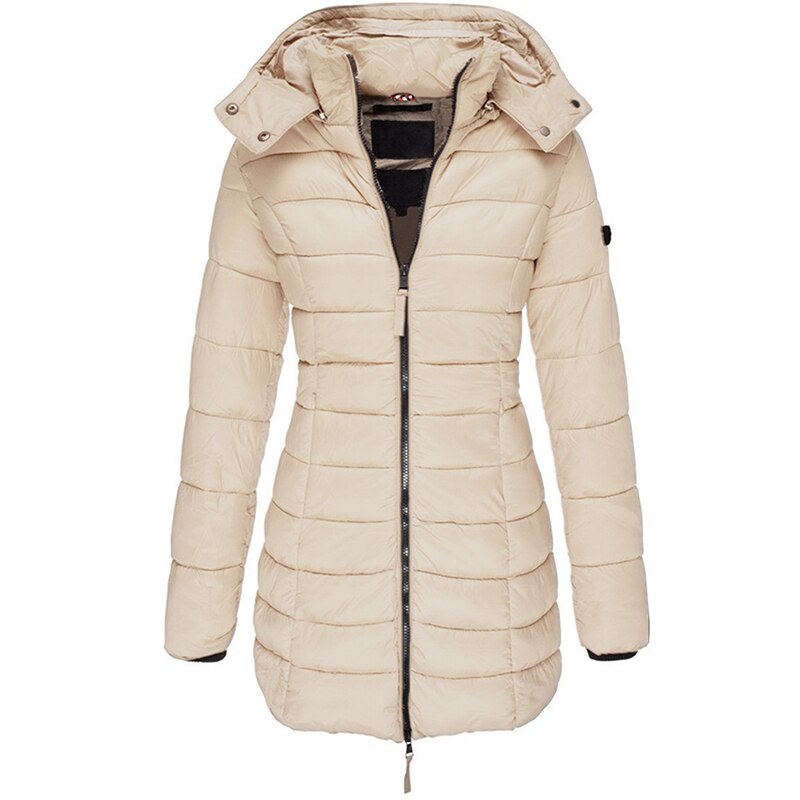 Lily Melbourne Jackets Ava Women's Puffer Winter Jacket – Insulated Coat with Detachable Hood