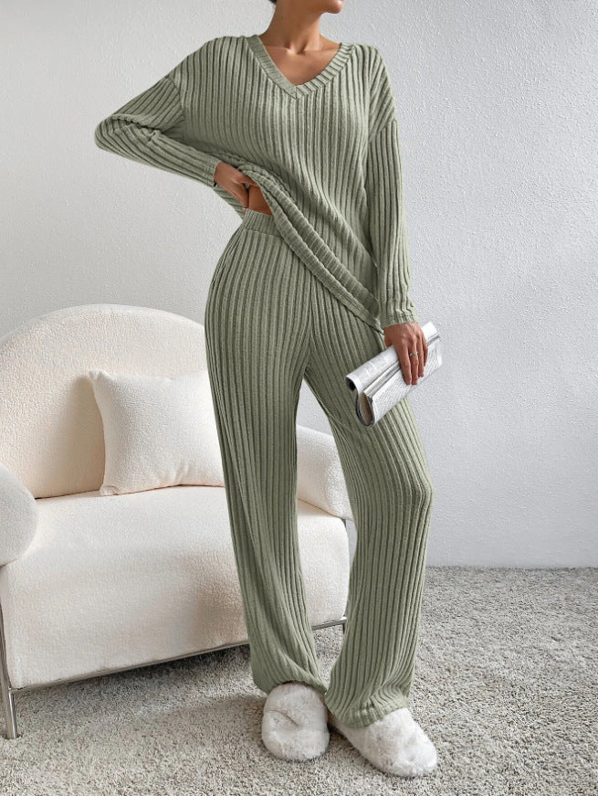 Lily Melbourne Kalani Ribbed Knit Lounge Set - Cozy, Stylish & Versatile