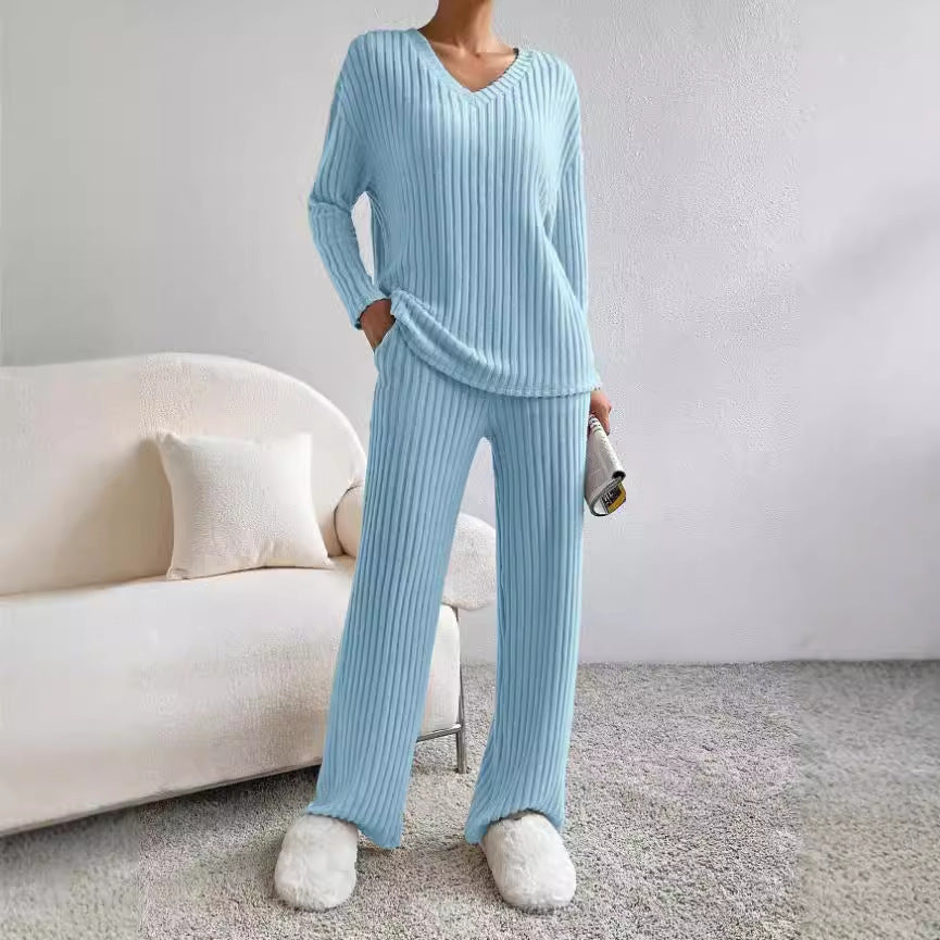 Lily Melbourne Kalani Ribbed Knit Lounge Set - Cozy, Stylish & Versatile