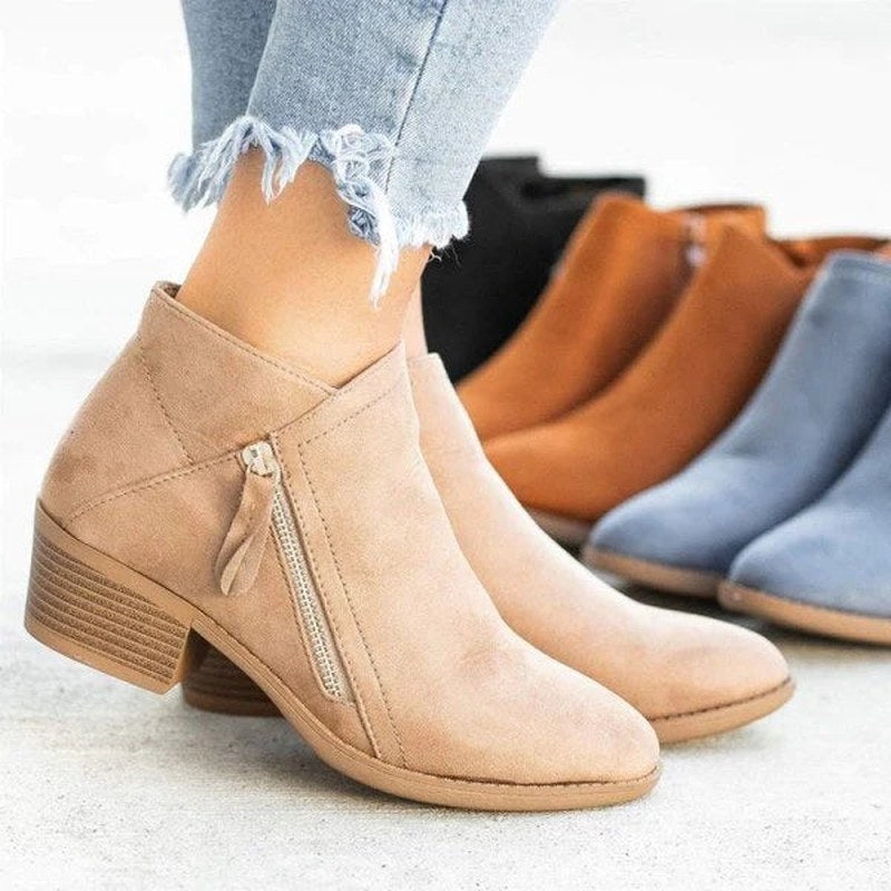 Lily Melbourne Kleidung & Accessoires Annabel - Stylish leather orthopedic boots for women