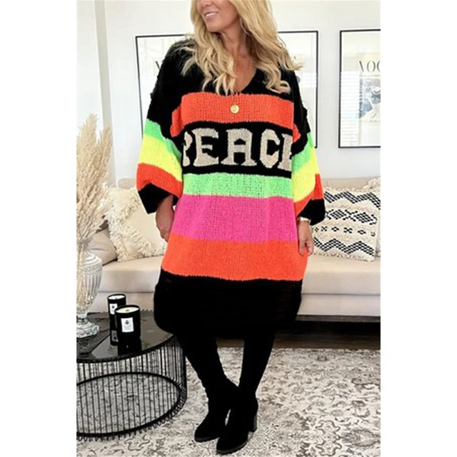 Lily Melbourne Lara Knitted Jumper Dress - Cozy, Stylish & Versatile
