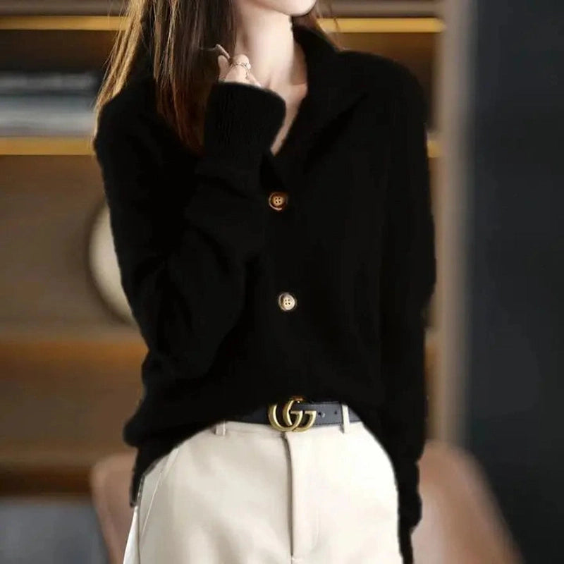 Lily Melbourne Laure - Timeless cashmere cardigan for elegant layering